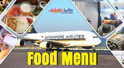 Singapore Airlines Food Menu